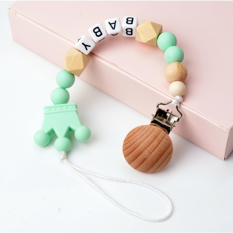 Silicone Pacifier Chain - Panda Design