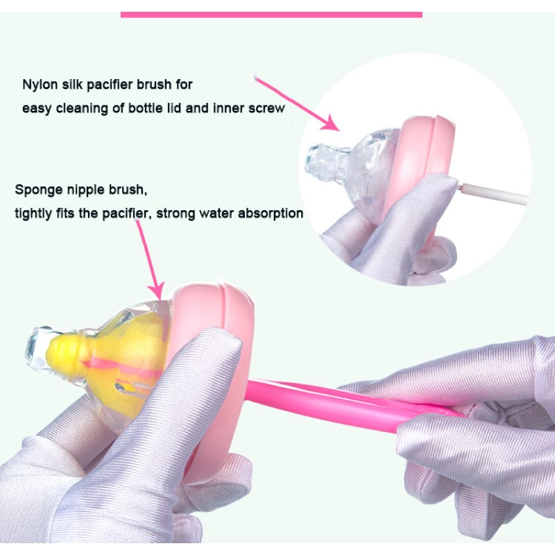 Bottle Cleaning Brush - 5pc 360 Degree