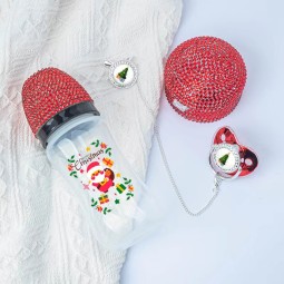 Pacifier Clip Set - Luxury Crystal OEM Supplier