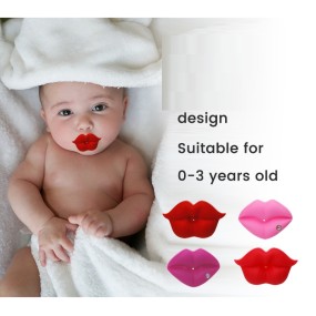 Cute Pacifier Design - Kiss Lip Shape Factory