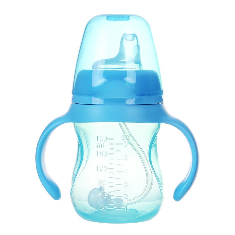 Baby Water Bottle - 180ml with Straw Factory