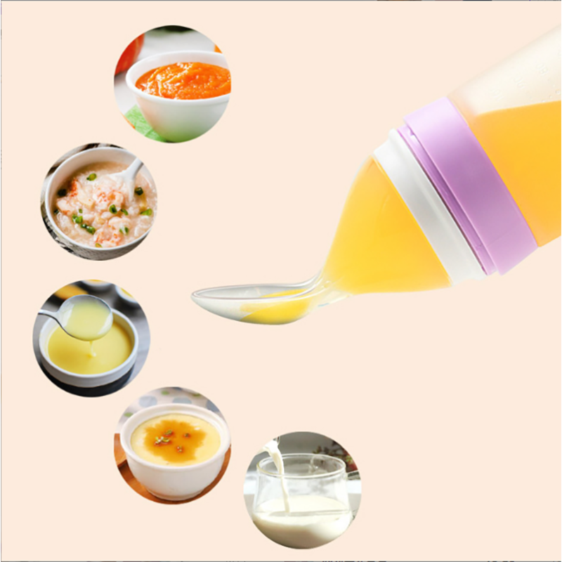 Baby Spoon Bottle - BPA Free Silicone Factory