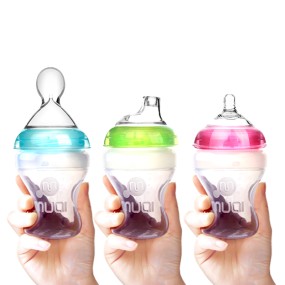 Silicone Baby Bottle - 3 in 1 High Quality Factory