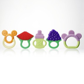 Silicone Baby Teether - BPA Free Chewable Toy