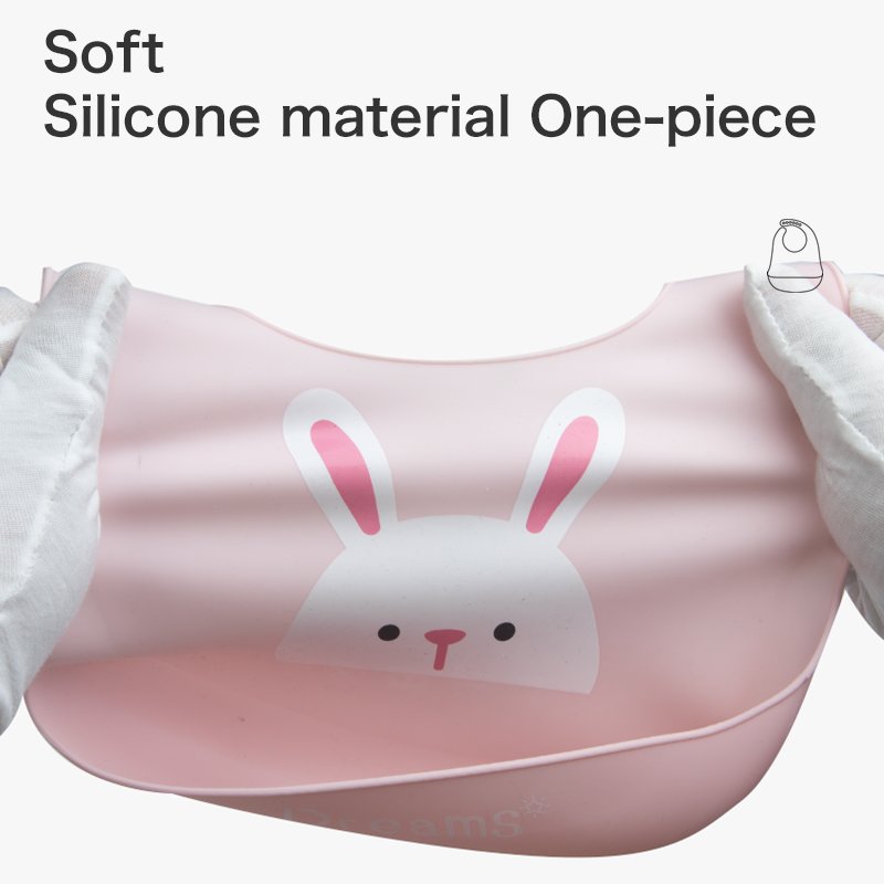 Silicone Baby Bib - Food Catcher Design
