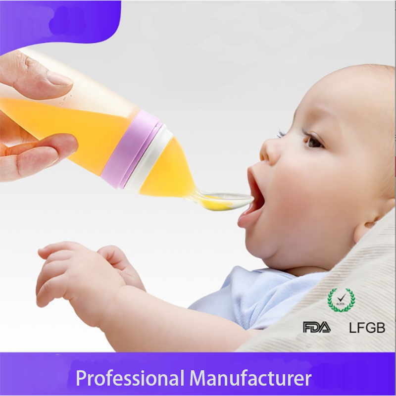 Baby Spoon Bottle - BPA Free Silicone Factory