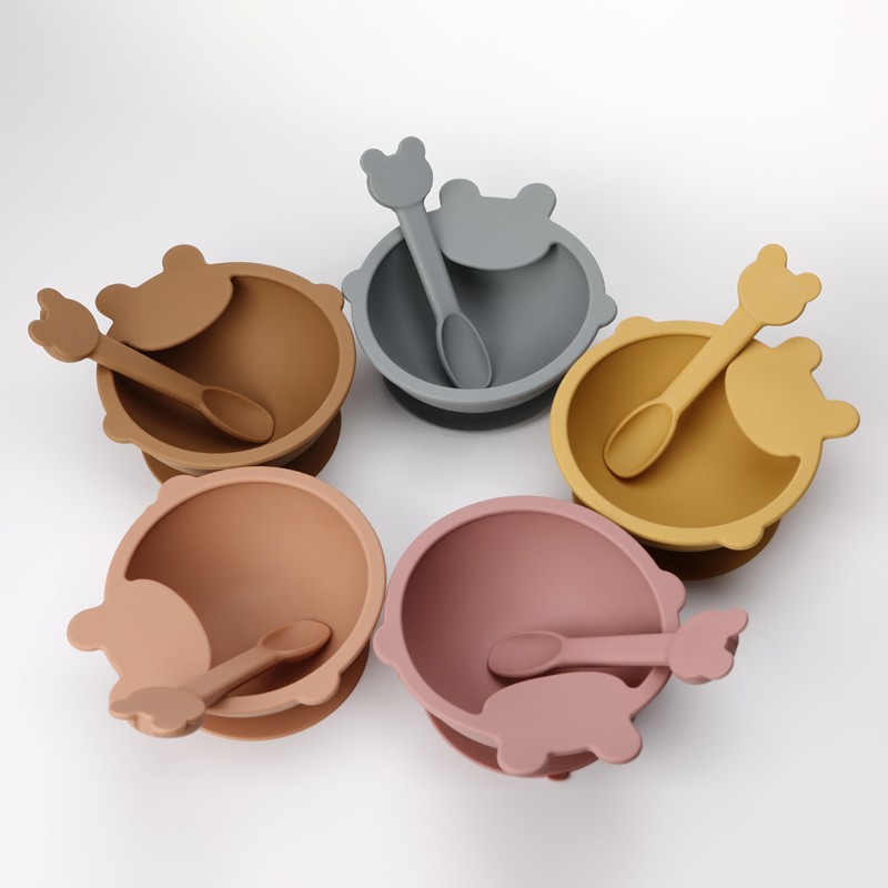 Animal Shape Plate - Non Slip Silicone Bowl