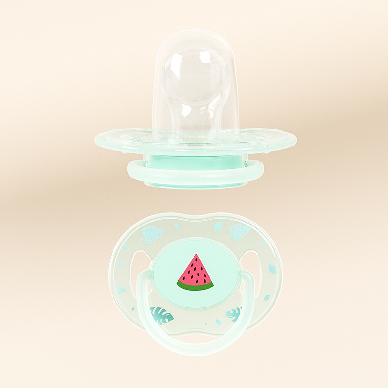 Baby Silicone Pacifier - Food Grade with Clip