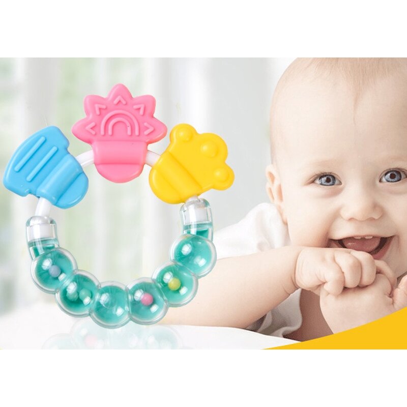 Colorful Baby Teether - Food Grade Silicone