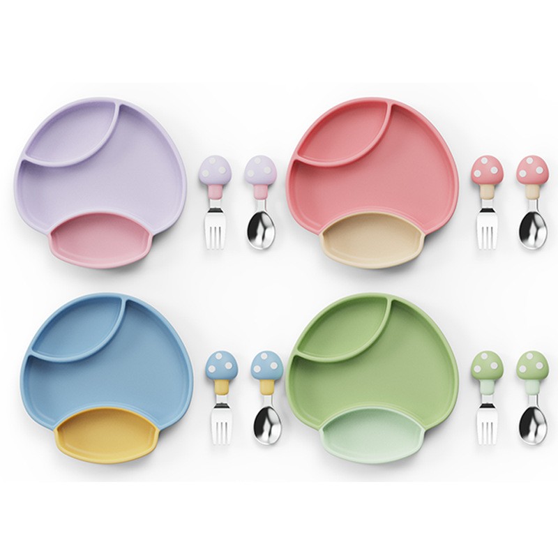 Baby Bowl Set - Food Grade Suction Plate