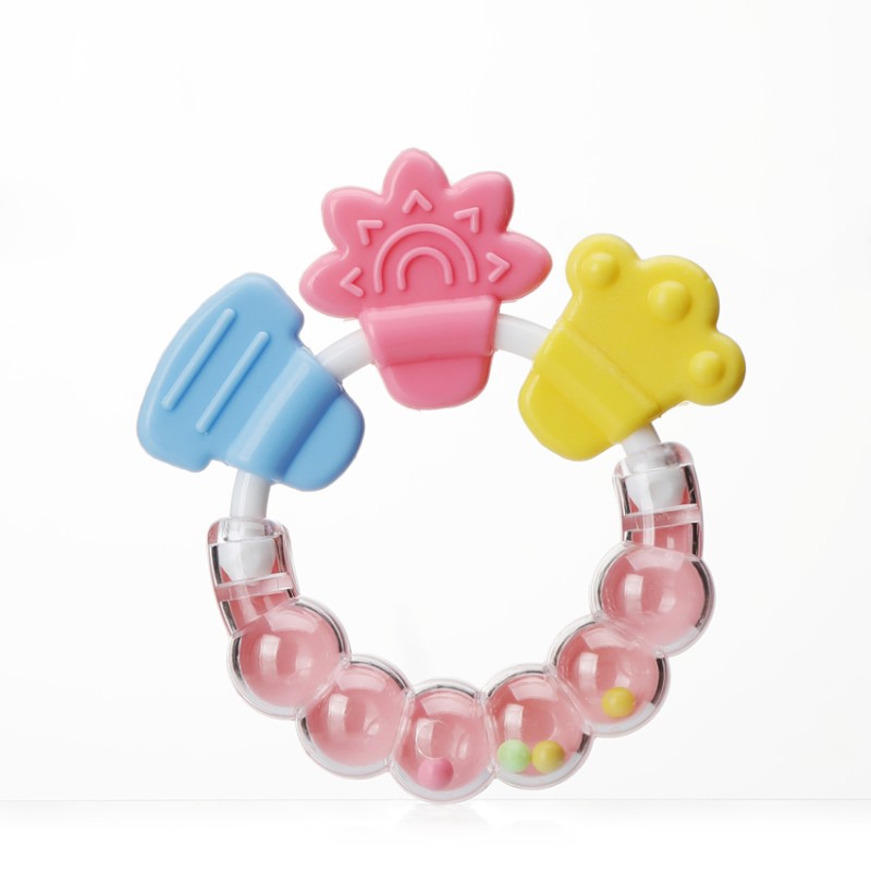 Ring Bell Teether - BPA Free with Rattle