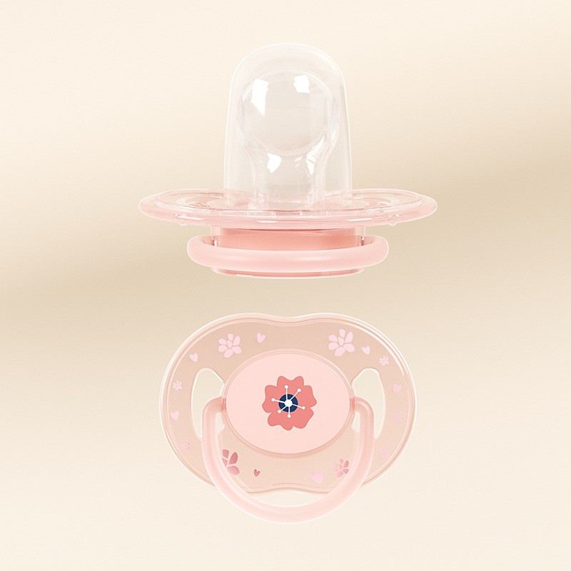 Baby Silicone Pacifier - Food Grade with Clip