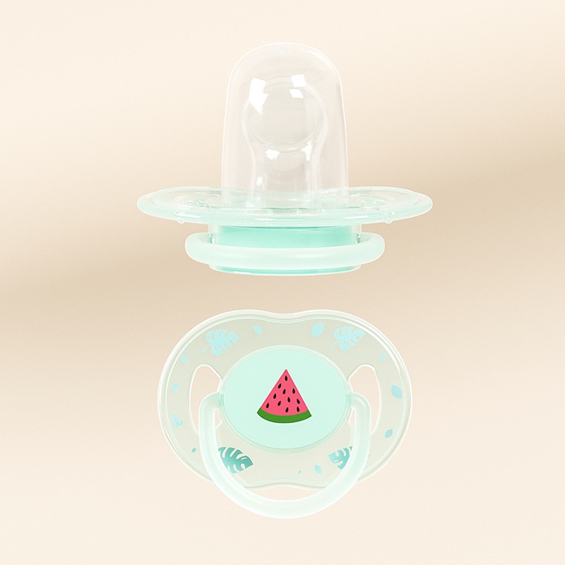 Baby Silicone Pacifier - Food Grade with Clip