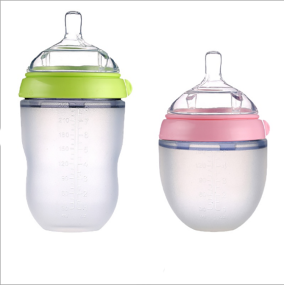Silicone Baby Bottle - BPA Free Custom Design