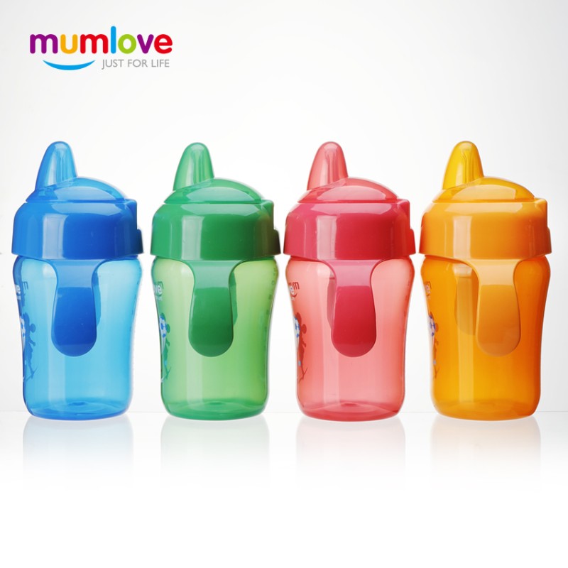 Baby Drinking Bottle - 240ml No Spill Design