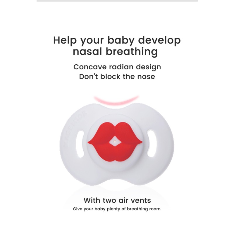 Cute Pacifier Design - Kiss Lip Shape Factory