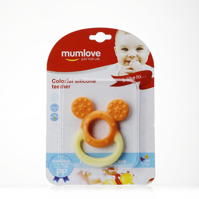 Silicone Baby Teether - BPA Free Chewable Toy
