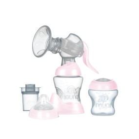 Manual Breast Pump - BPA Free with Bottle
