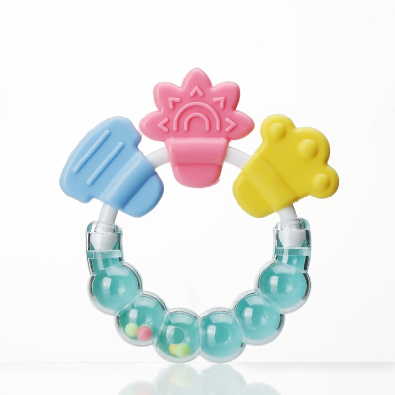 Ring Bell Teether - BPA Free with Rattle