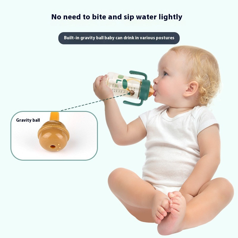 Straw Training Cup - Dust Proof Flip Top