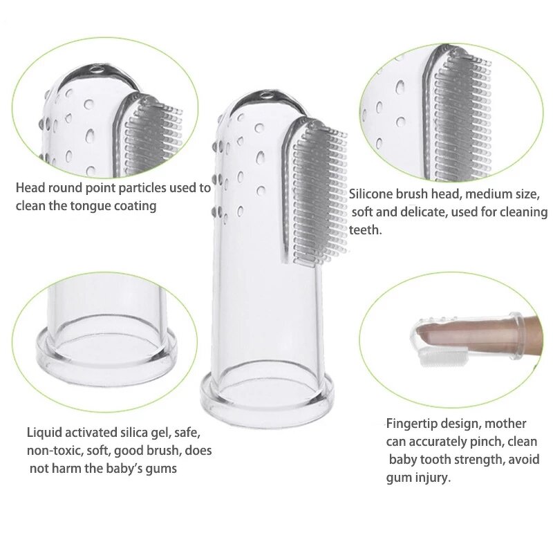 Infant Toothbrush - Soft Silicone Rubber