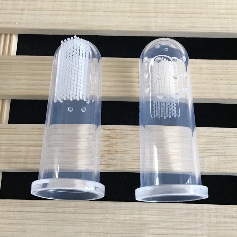 Baby Teething Toothbrush - Soft Silicone Clean