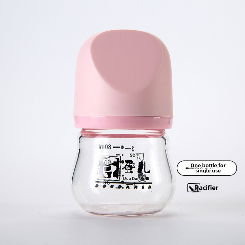 Glass Baby Bottle - Wide Anti Colic Design