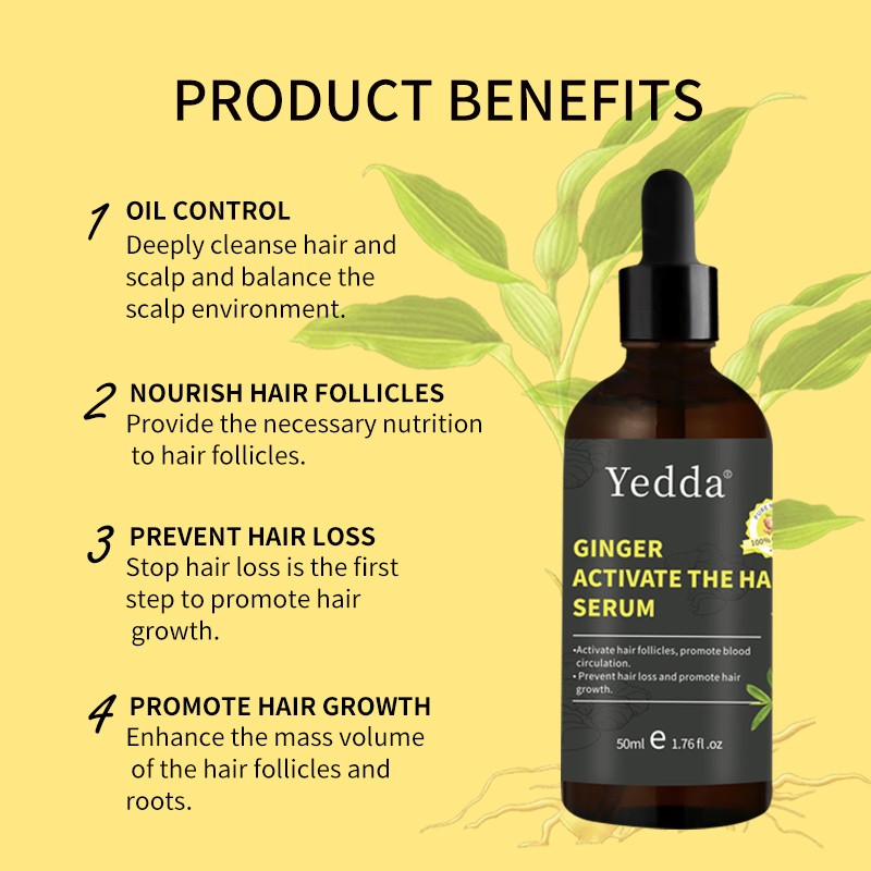 Ginger Shampoo - Anti Itch Dandruff Removal