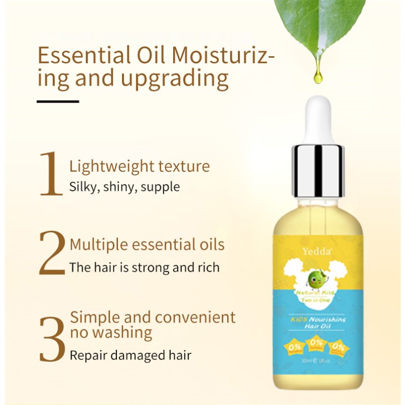 Children's Hair Oil - Organic Natural Moisturizing