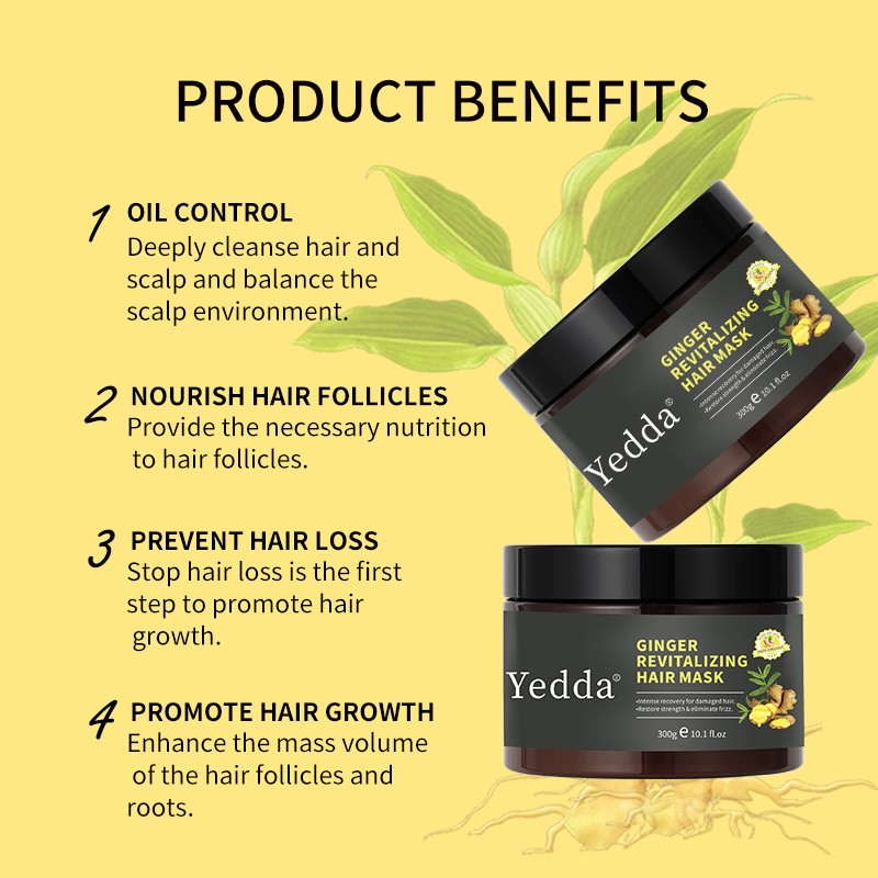 Ginger Shampoo - Anti Itch Dandruff Removal