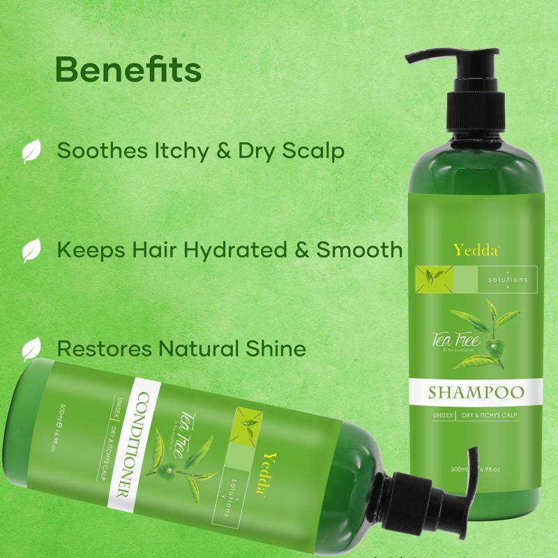 Tea Tree Shampoo Set - 500ml Anti Itch OEM