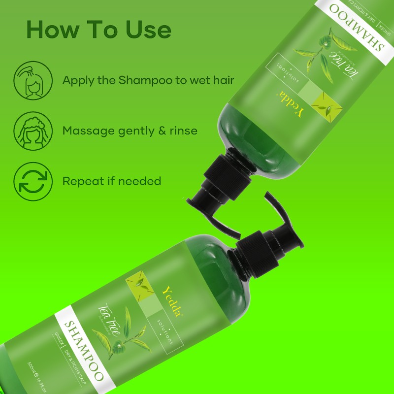 Tea Tree Shampoo - 500ml Scalp Treatment