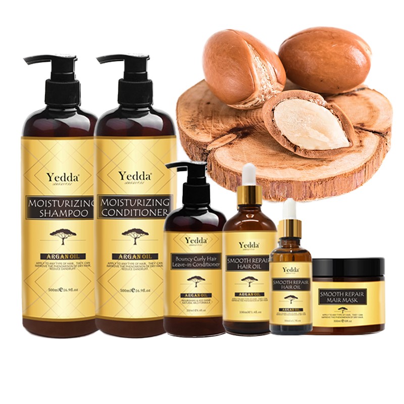 Argan Oil Hair Care Set - OEM Organic Shampoo Conditioner Manufacturer