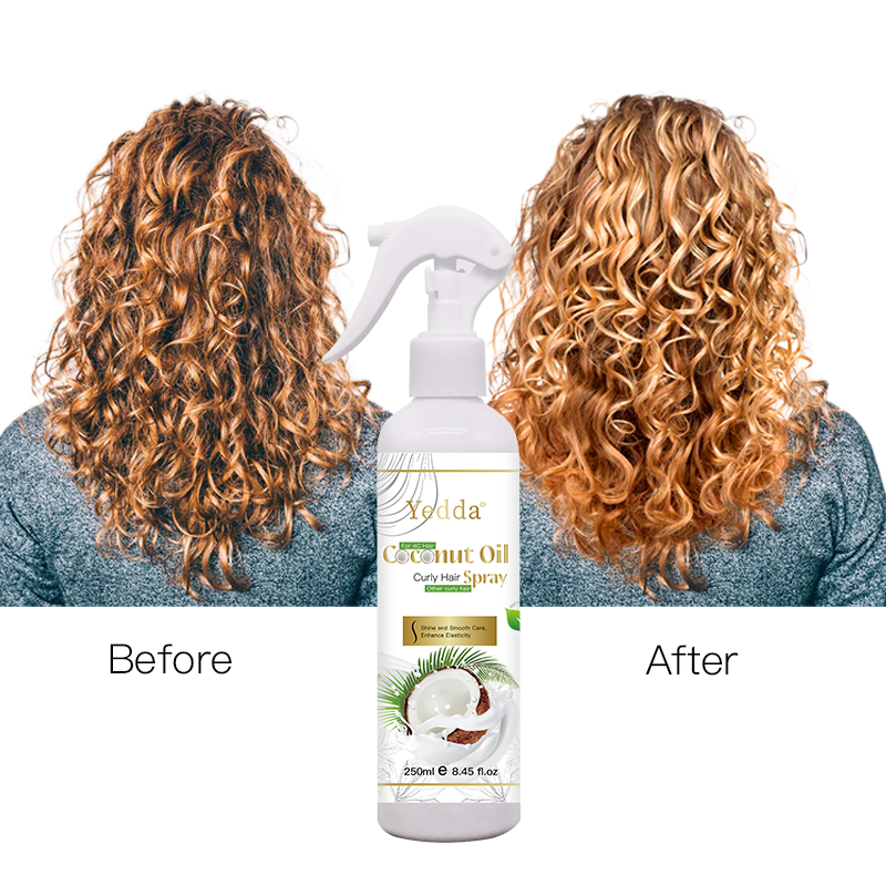 Coconut Hair Spray - 250ml Curly Hair Enhancer