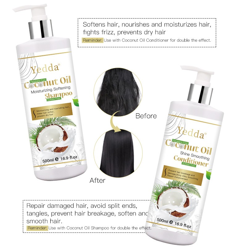 Coconut Oil Shampoo - 500ml Herbal Formula