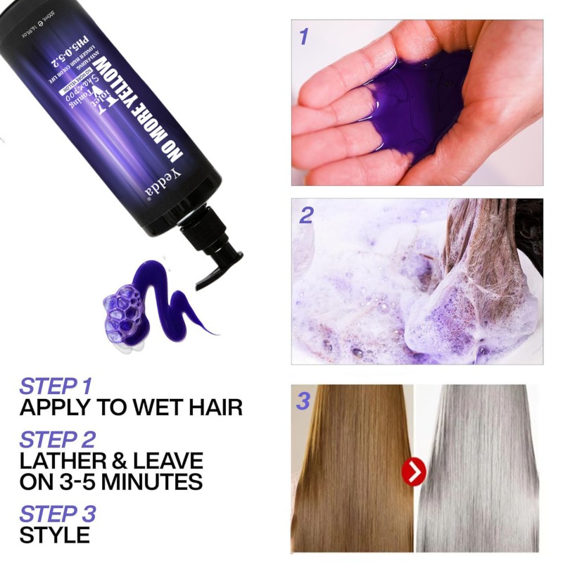 Brass Tone Shampoo - Salon Purple Formula
