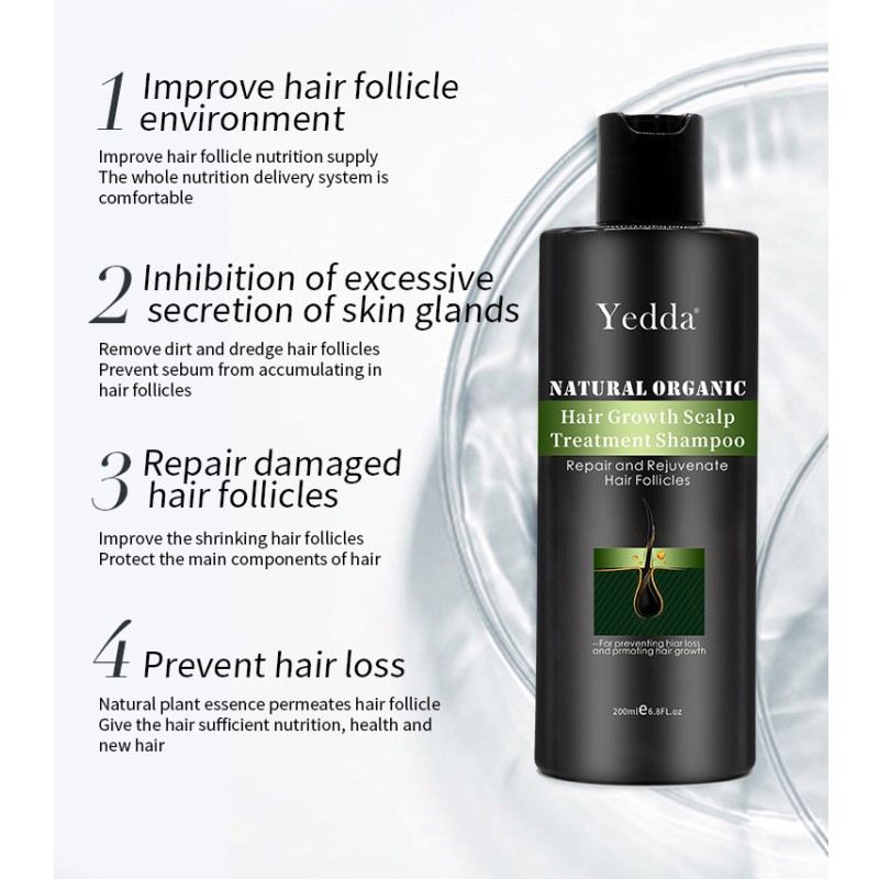 Hair Growth Shampoo - 200ml Herbal Formula