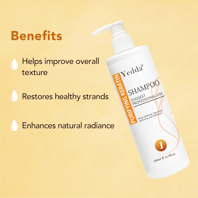 Keratin Shampoo Set - Vegan Organic Formula