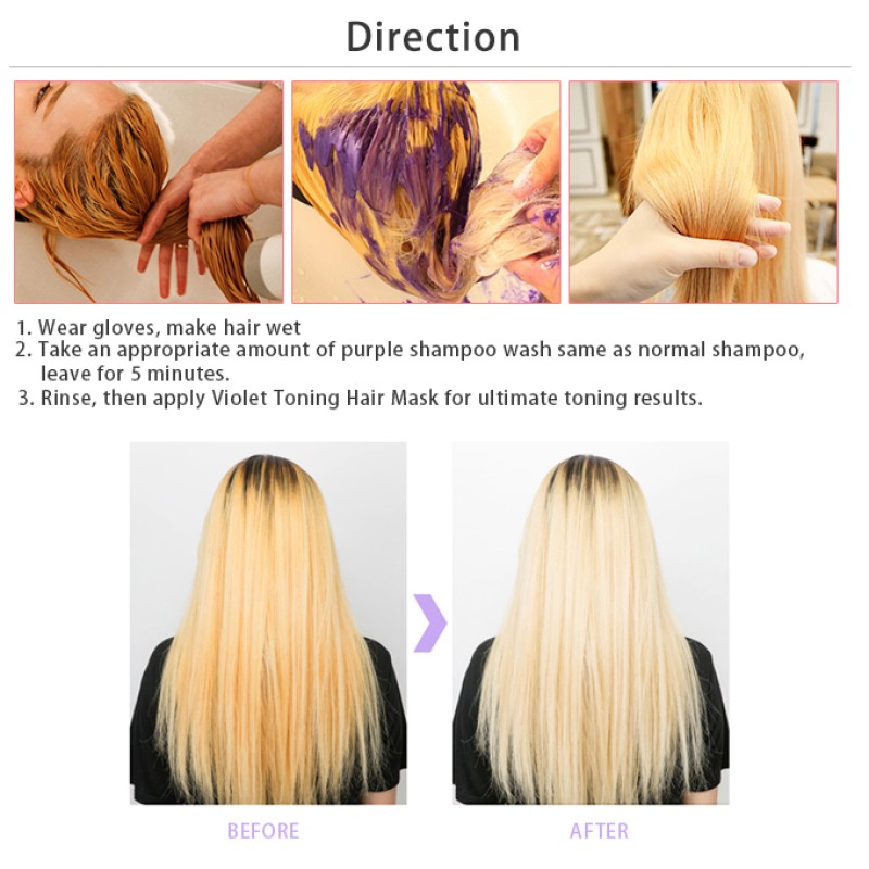 Purple Blue Shampoo - Private Label Toning