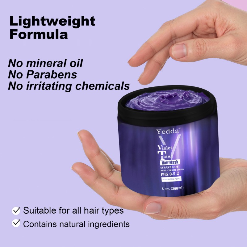 Purple Hair Mask - Color Protection Organic