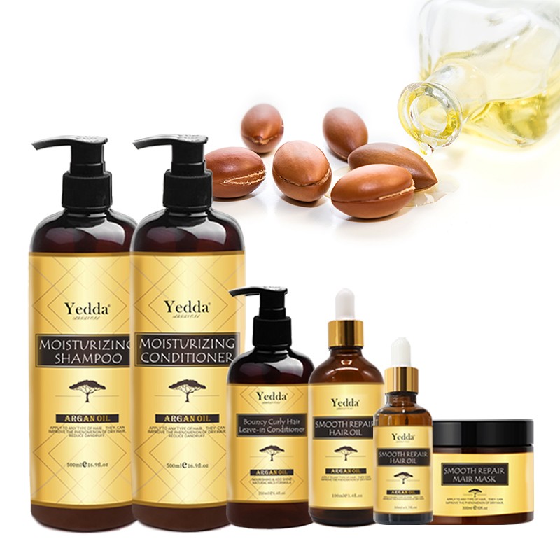 Argan Oil Hair Care Set - OEM Organic Shampoo Conditioner Manufacturer