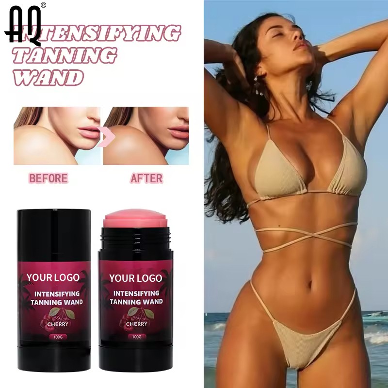 Tanning Accelerator Gel Manufacturer - Private Label Organic Herbal Mineral Sunbed Booster Stick Face Body Carrot Oil