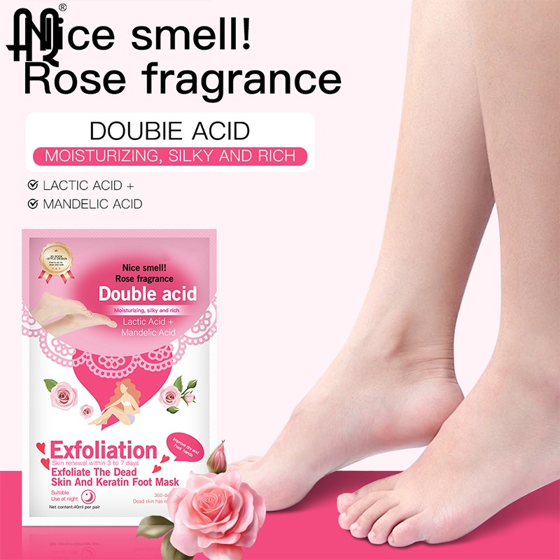 Foot Mask Manufacturer - Hot Selling Peel Moisturizing Collagen Hydrating Nails Infused Aloe Vera Goat Milk