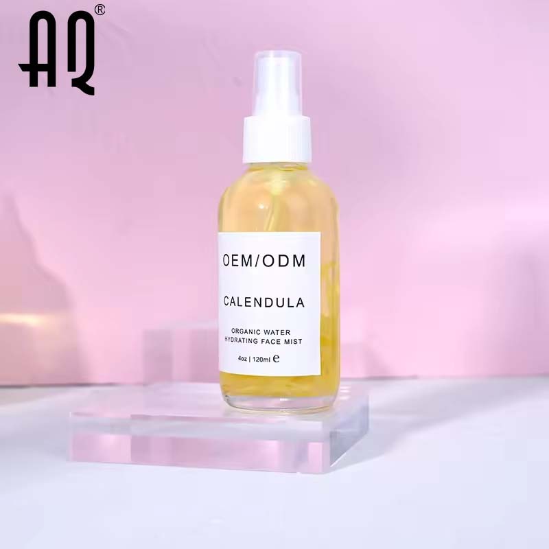 Face Mist Spray Manufacturer - Wholesale Natural Organic Calendula Chamomile Rose Water Hydrating