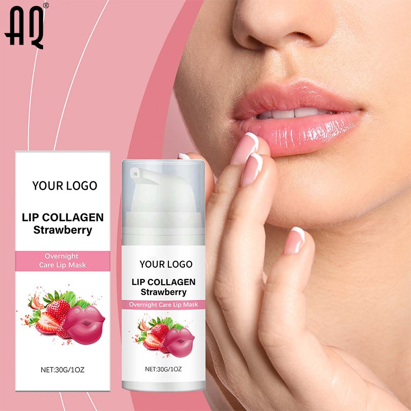 Sleeping Lip Mask Manufacturer - OEM Wholesale Lip Care Moisturizing Fading Nourishing Softening Strawberry