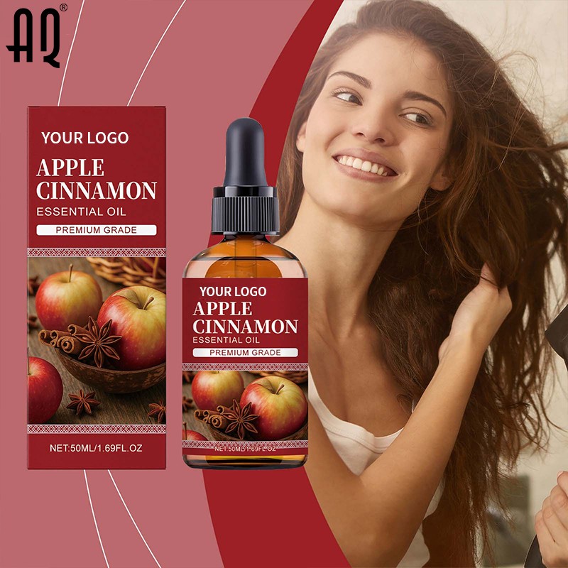 Essential Oil Manufacturer - 50ml Apple Cinnamon for Hydrating Hair Skin Body & Face Massage