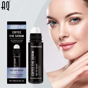 Eye Serum Roll-On Manufacturer - Private Label Coffee Anti-Wrinkle for Dark Circles Removal Skin Tightening 10ml