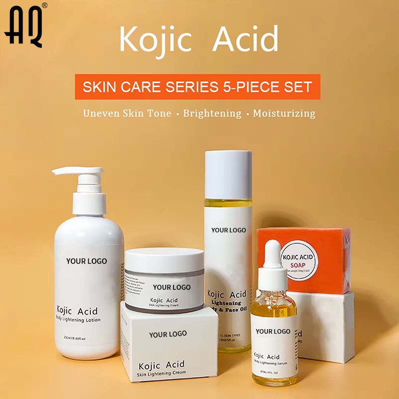 Skin Care Set Manufacturer - Customize Logo Professional Beauty Kojic Acid Body Lotion Serum