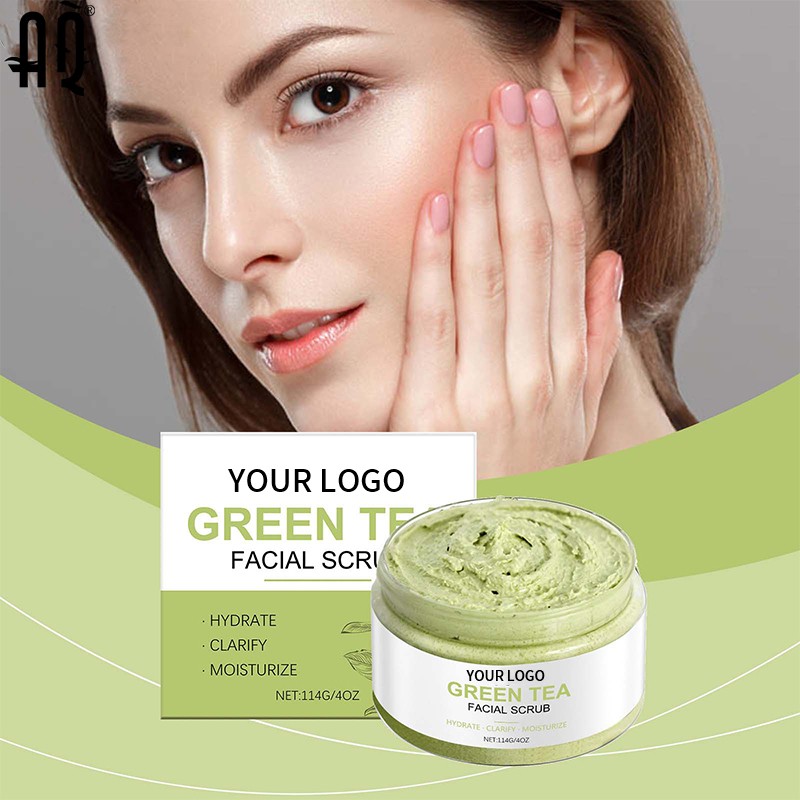 Green Tea Scrub Manufacturer - OEM Private Label Deep Cleansing Exfoliating for Face Body