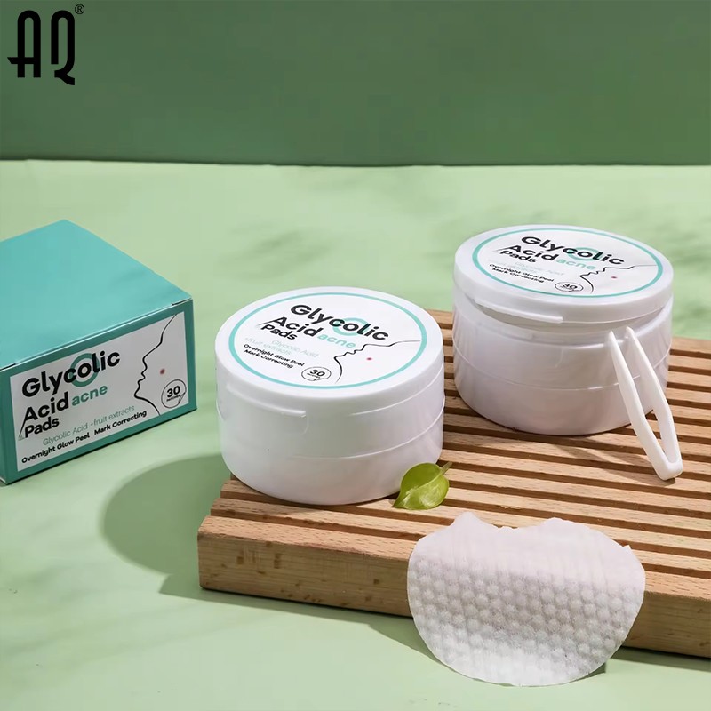 Face Toner Pads Manufacturer - Custom Logo Peel Exfoliating Skin Brightening Anti-ance Cleansing Glycolic Acid